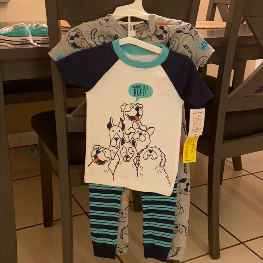 NWT doggy print pj set 🐶